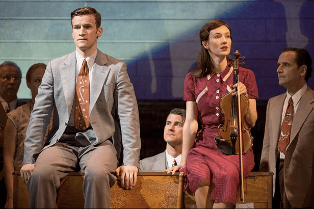 Claybourne Elder and Elizabeth A. Davis in 'Allegro' (Photo credit: Matthew Murphy)