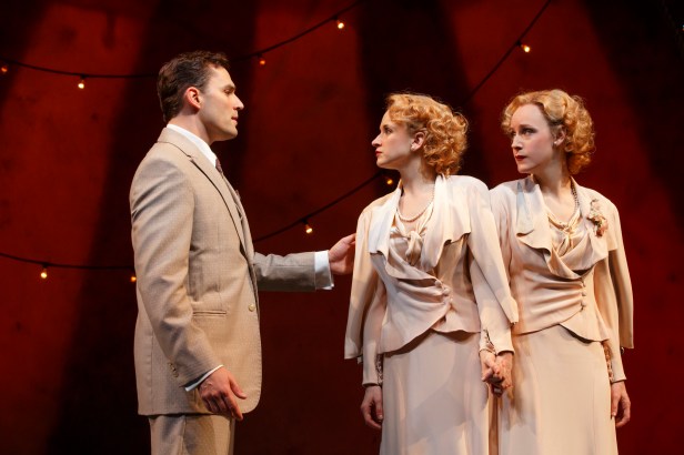Ryan Silverman, Emily Padgett and Erin Davie in 'Side Show' (Photo credit: Joan Marcus)