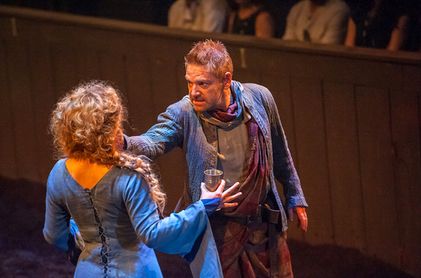 Alex Kingston and Kenneth Branagh in 'Hamlet' (Image credit: Stephanie Berger)