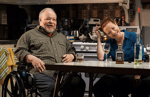 Stephen McKinley Henderson and Elizabeth Canavan in 'Between Riverside and Crazy' (Photo credit: Kevin Thomas Garcia)