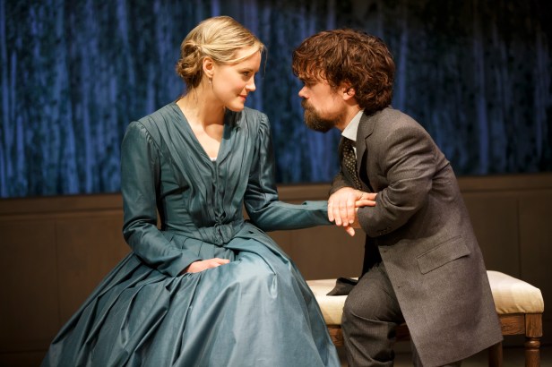 Schilling and Dinklage in 'A Month in the Country' (Photo: Joan Marcus)