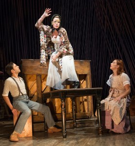 Ben Steinfeld, Jennifer Mudge, and Jessie Austrian in 'Into the Woods' (Photo: Joan Marcus)