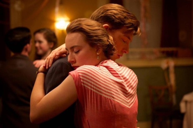 Saoirse Ronan and Domhnall Gleeson in 'Brooklyn'