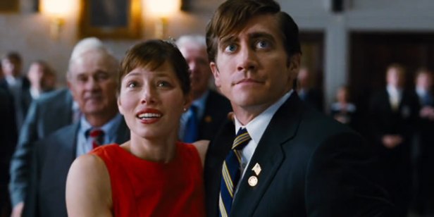 Jessica Biel and Jake Gyllenhaal in the long-on-the-shelf movie now called 'Accidental Love'