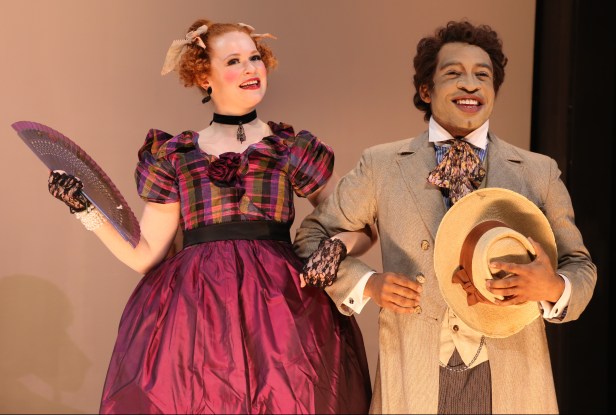 Mary Wiseman and Austin Smith in 'An Octoroon' (Photo: Gerry Goodstein)