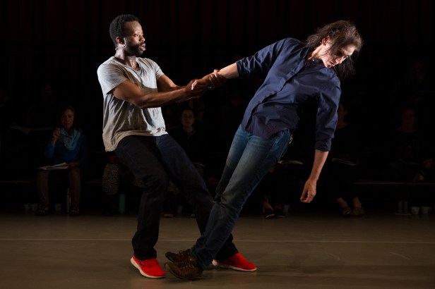Clifford Samuel and Neve McIntosh in 'The Events' (Photo: Matthew Murphy)
