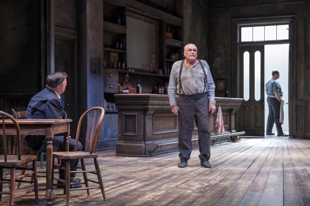 Lane, Dennehy, and Salvatore Inzerillo in 'The Iceman Cometh' (Photo: Richard Termine)