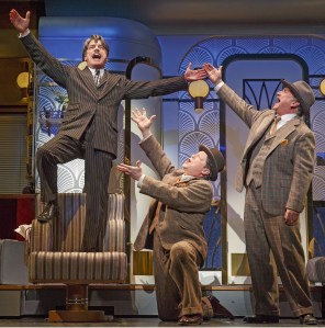Gallagher, Michael McGrath, and Mark Linn-Baker in 'On the Twentieth Century' (Photo: Joan Marcus)