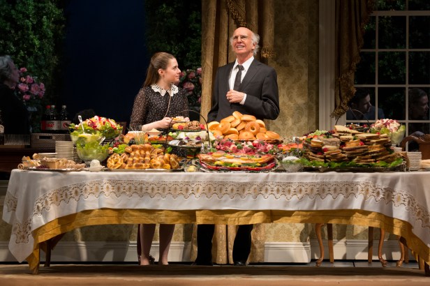 Rachel Resheff and Larry David in 'Fish in the Dark' (Photo: Joan Marcus)