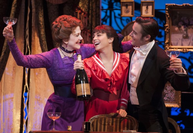 Victoria Clark, Vanessa Hudgens, and Corey Cott in 'Gigi' (Photo: Joan Marcus)