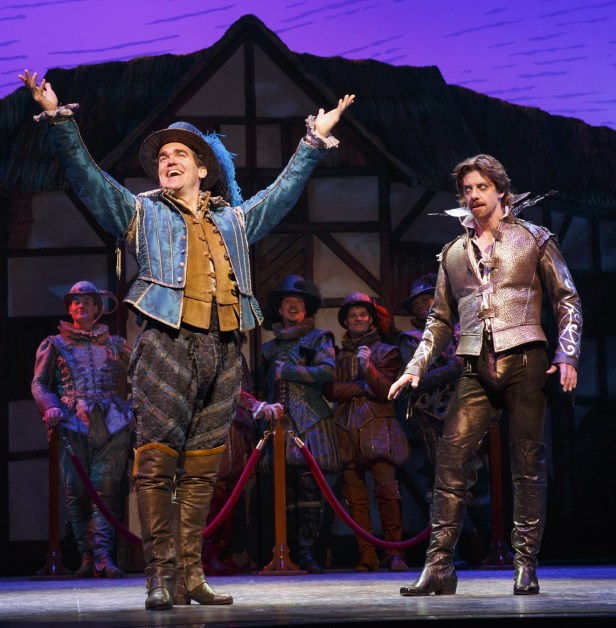 Brian d'Arcy James and Christian Borle in 'Something Rotten!' (Photo: Joan Marcus)