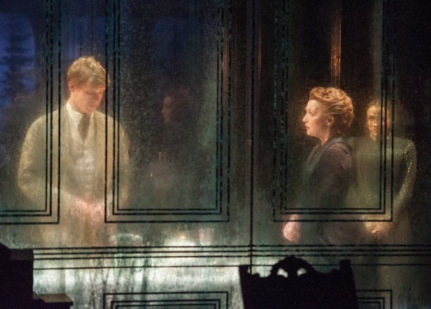 Billy Howle, Lesley Manville, and Charlene McKenna in 'Ghosts' (Photo: Stephanie Berger)