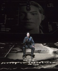 Hathaway in 'Grounded' (Photo: Joan Marcus)