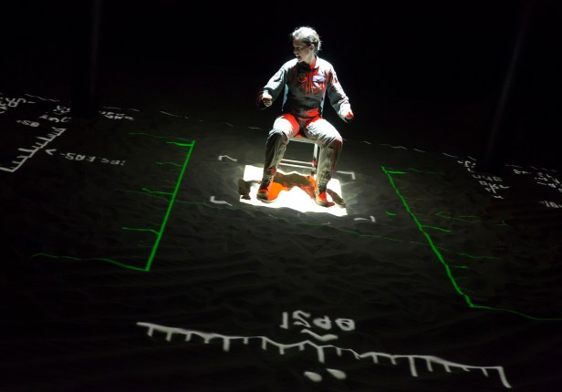 Hathaway in 'Grounded' (Photo: Joan Marcus)