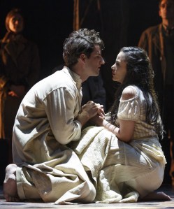 John Riddle and Michelle Veintimilla in 'The Visit' (Photo: Joan Marcus)