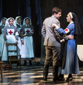 Mutu and Barrett in 'Doctor Zhivago' (Photo: Matthew Murphy)