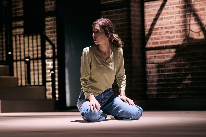 Khawla Ibraheem in A KNOCK ON THE ROOF at New York Theatre Workshop, photo by Valerie Terranova